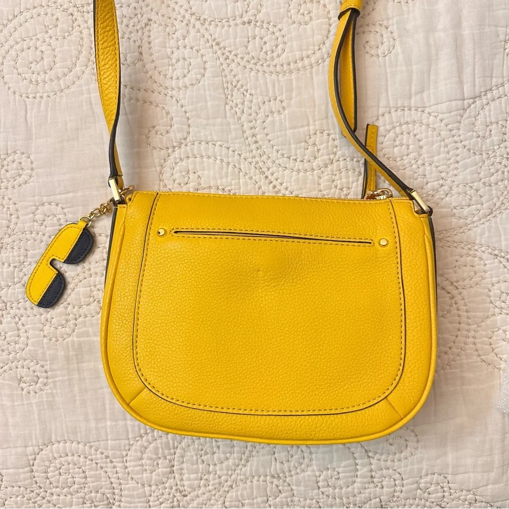 Like New! Michael Kors Yellow Leather Crossbody Bag